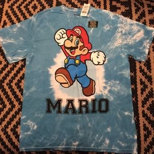 Super Mario tie dye shirt
